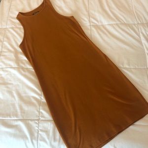 Orange Halter Style Dress
